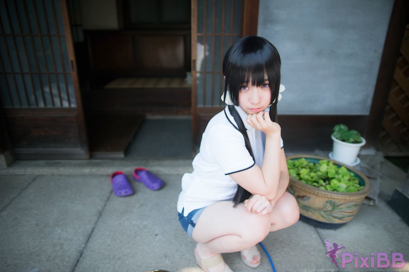 Japanese Idol Moe Iori Cosplay Ane Naru PixiBB.COM 044