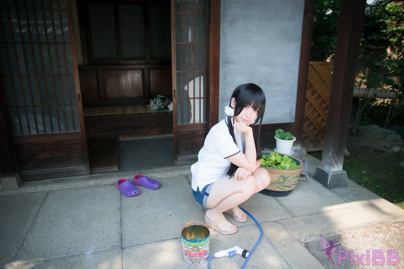 Japanese Idol Moe Iori Cosplay Ane Naru PixiBB.COM 045