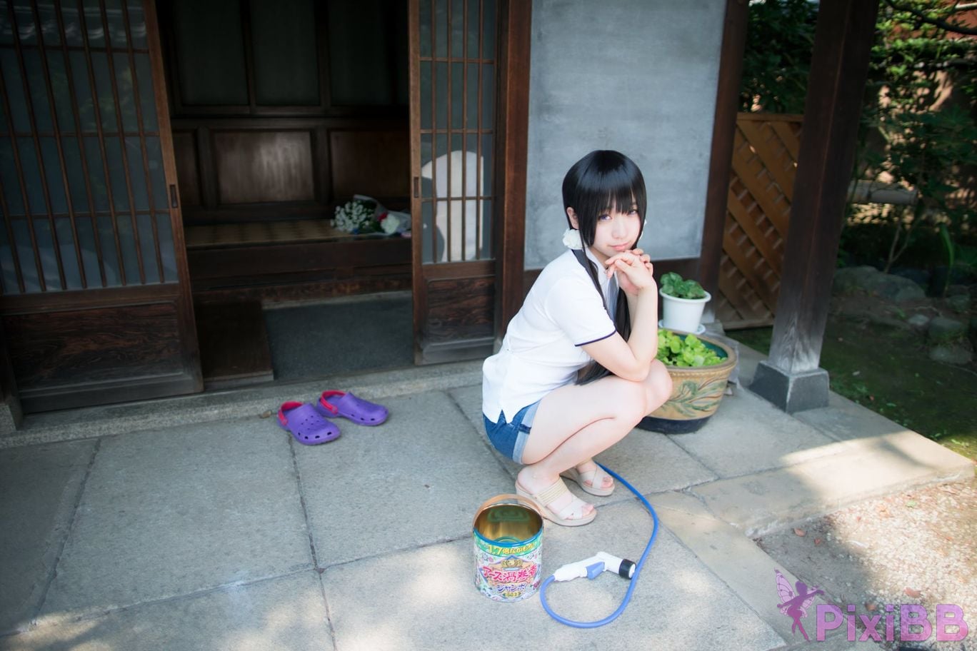 Japanese Idol Moe Iori Cosplay Ane Naru PixiBB.COM 046