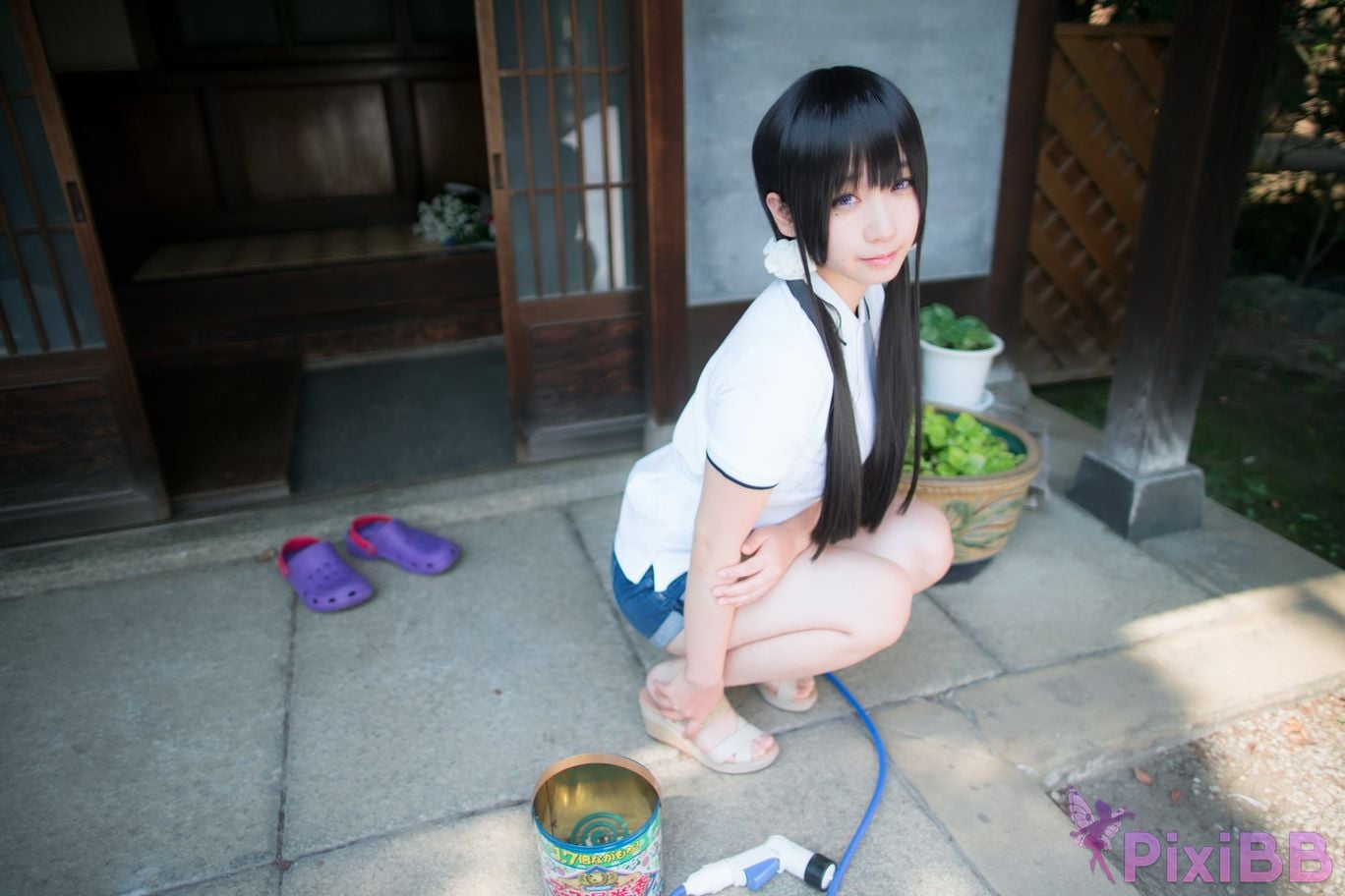 Japanese Idol Moe Iori Cosplay Ane Naru PixiBB.COM 047