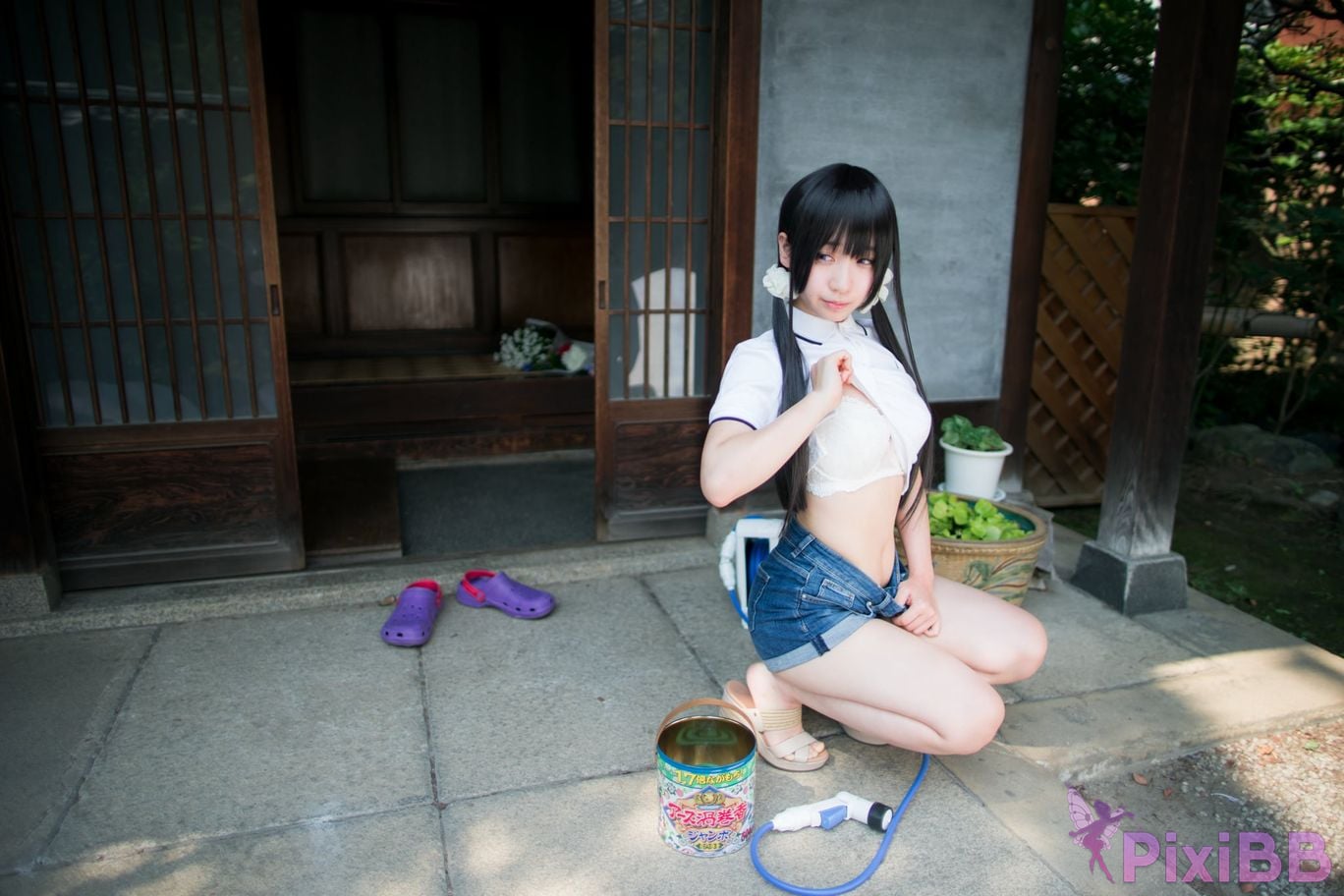 Japanese Idol Moe Iori Cosplay Ane Naru PixiBB.COM 049