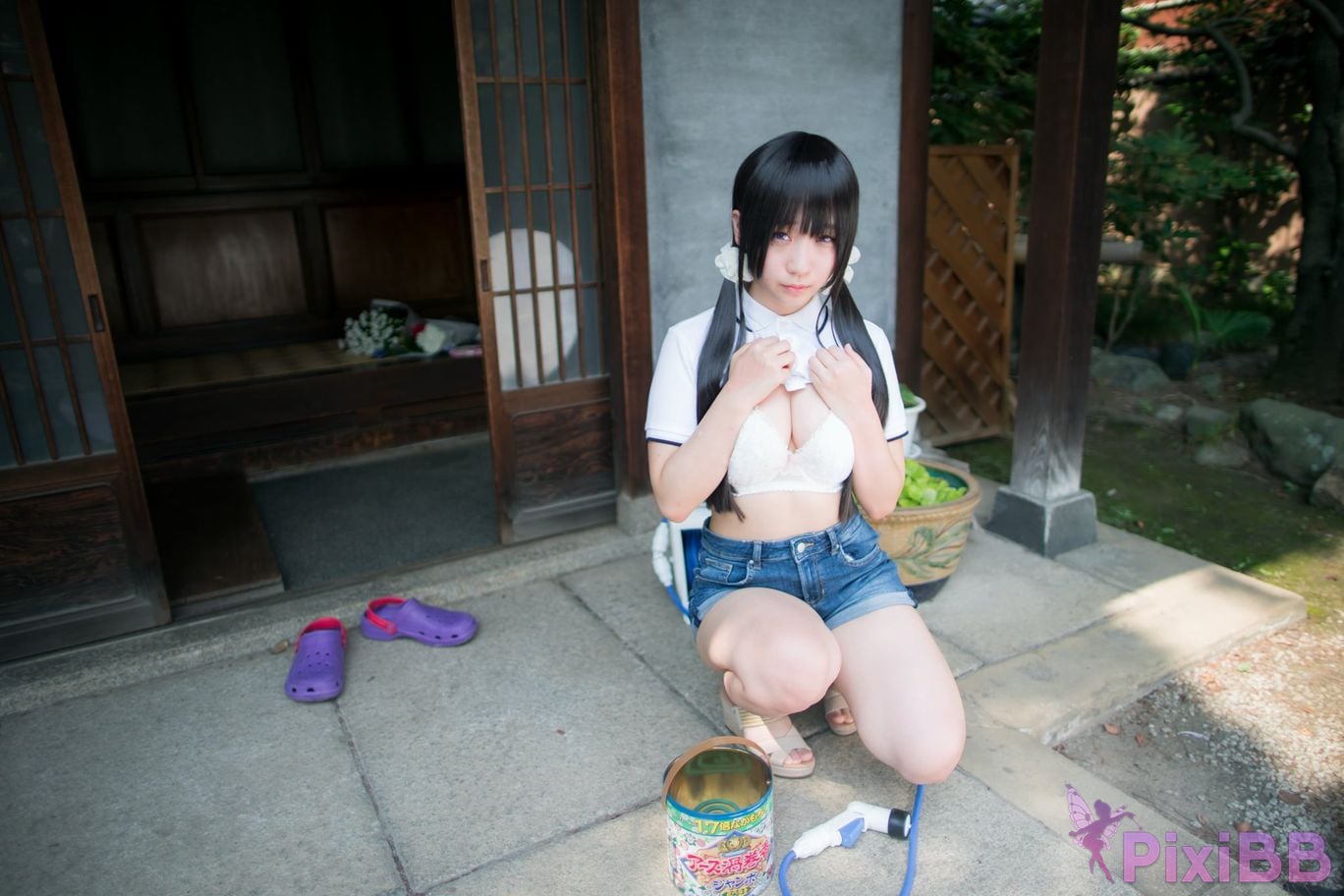 Japanese Idol Moe Iori Cosplay Ane Naru PixiBB.COM 054