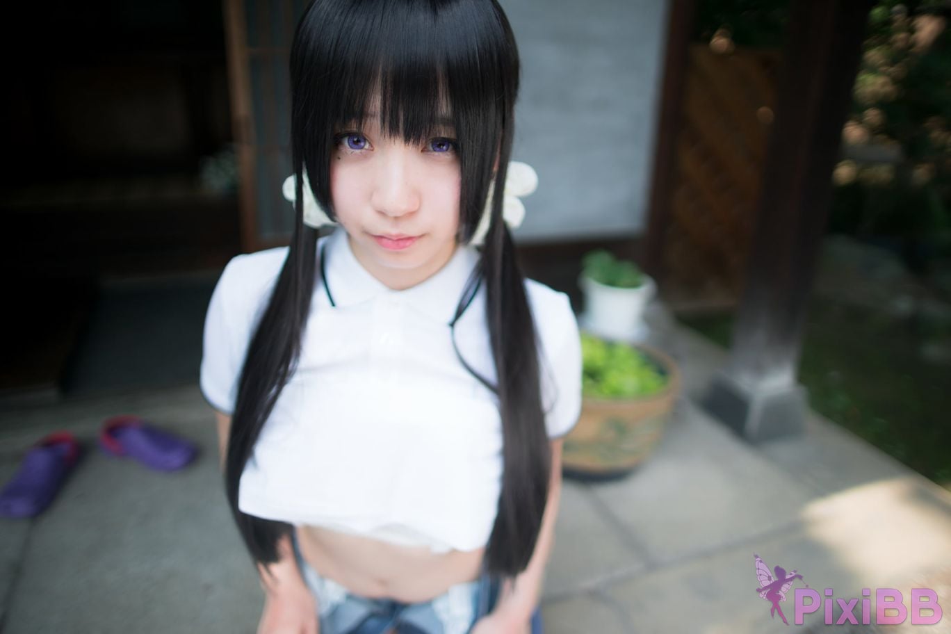 Japanese Idol Moe Iori Cosplay Ane Naru PixiBB.COM 060