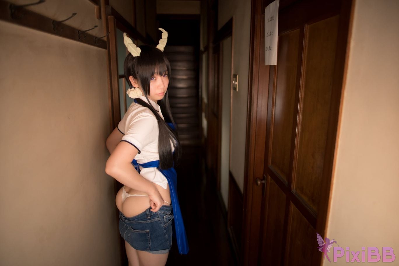Japanese Idol Moe Iori Cosplay Ane Naru PixiBB.COM 074