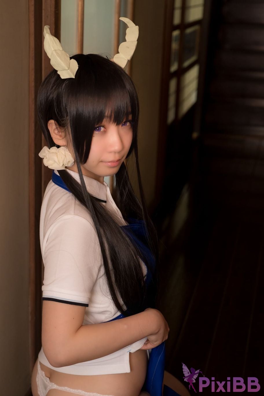 Japanese Idol Moe Iori Cosplay Ane Naru PixiBB.COM 098