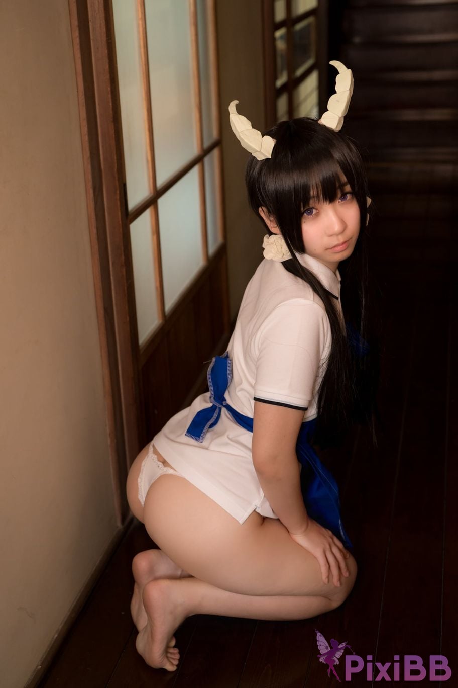 Japanese Idol Moe Iori Cosplay Ane Naru PixiBB.COM 099