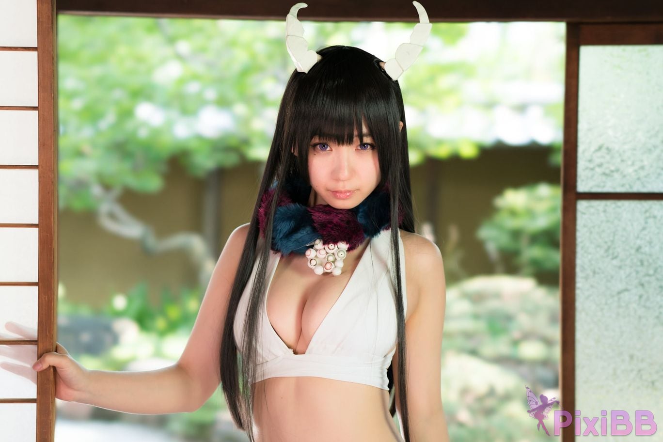 Japanese Idol Moe Iori Cosplay Ane Naru PixiBB.COM 124