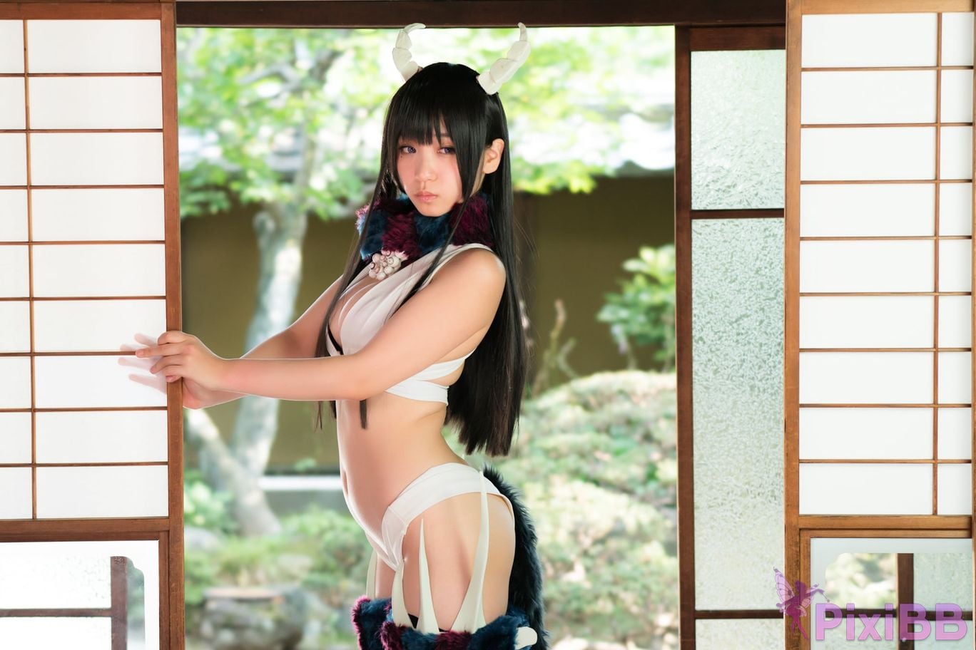 Japanese Idol Moe Iori Cosplay Ane Naru PixiBB.COM 126