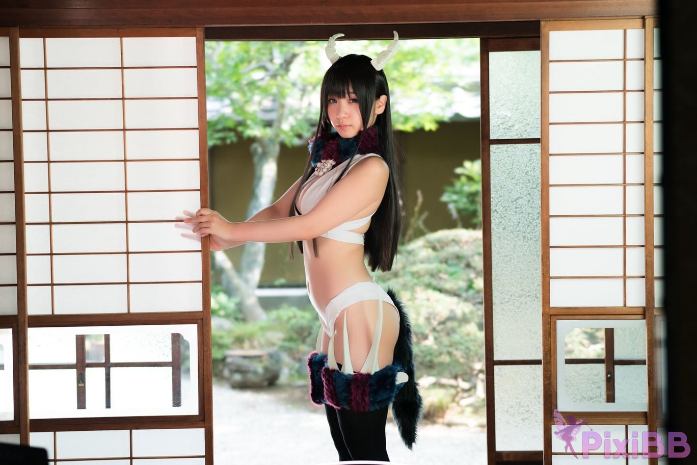 Japanese Idol Moe Iori Cosplay Ane Naru PixiBB.COM 127