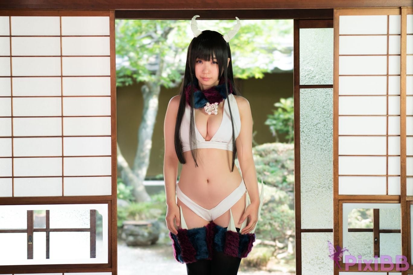 Japanese Idol Moe Iori Cosplay Ane Naru PixiBB.COM 128