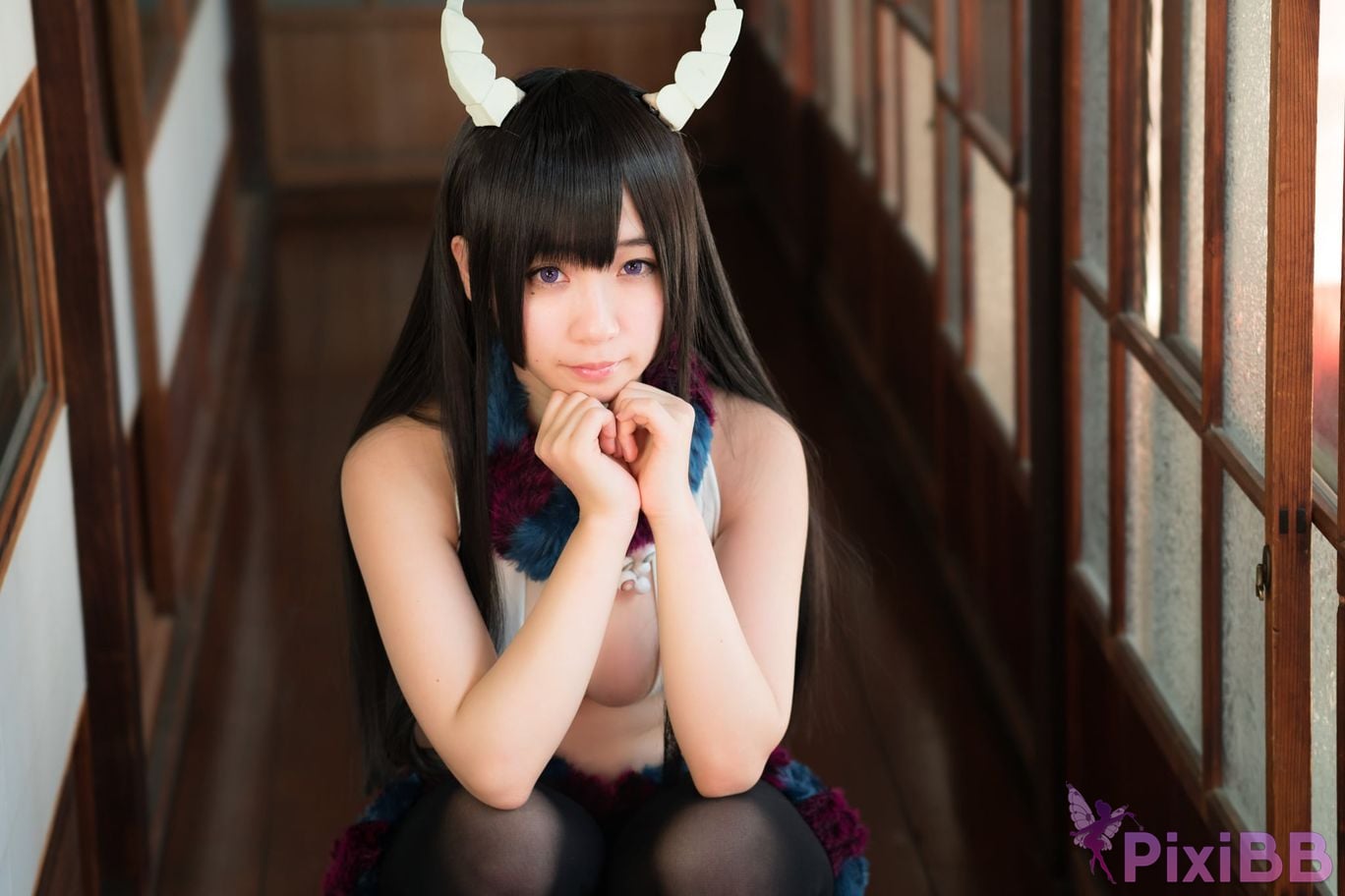 Japanese Idol Moe Iori Cosplay Ane Naru PixiBB.COM 136
