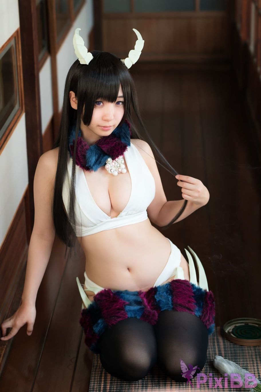 Japanese Idol Moe Iori Cosplay Ane Naru PixiBB.COM 138