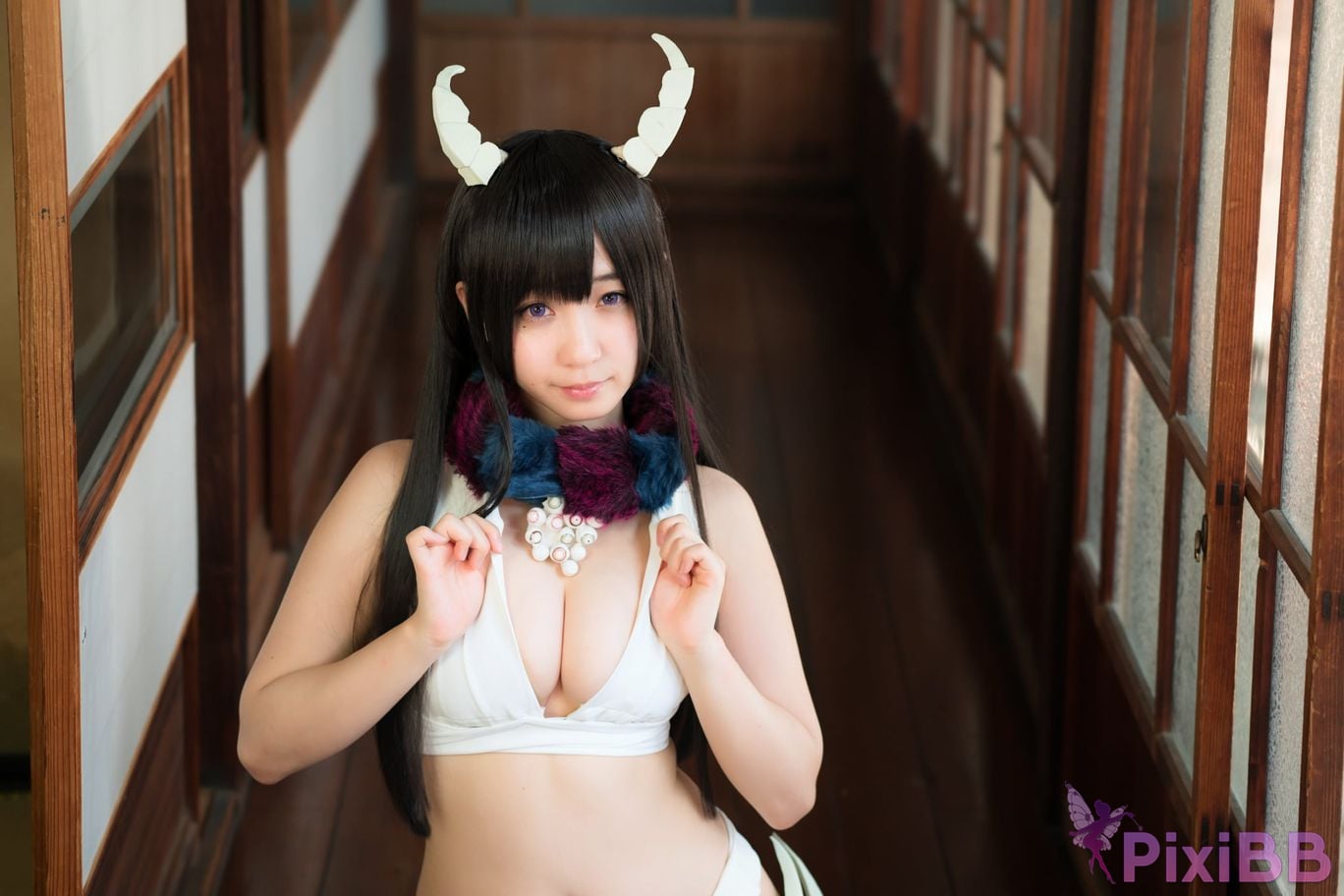 Japanese Idol Moe Iori Cosplay Ane Naru PixiBB.COM 146