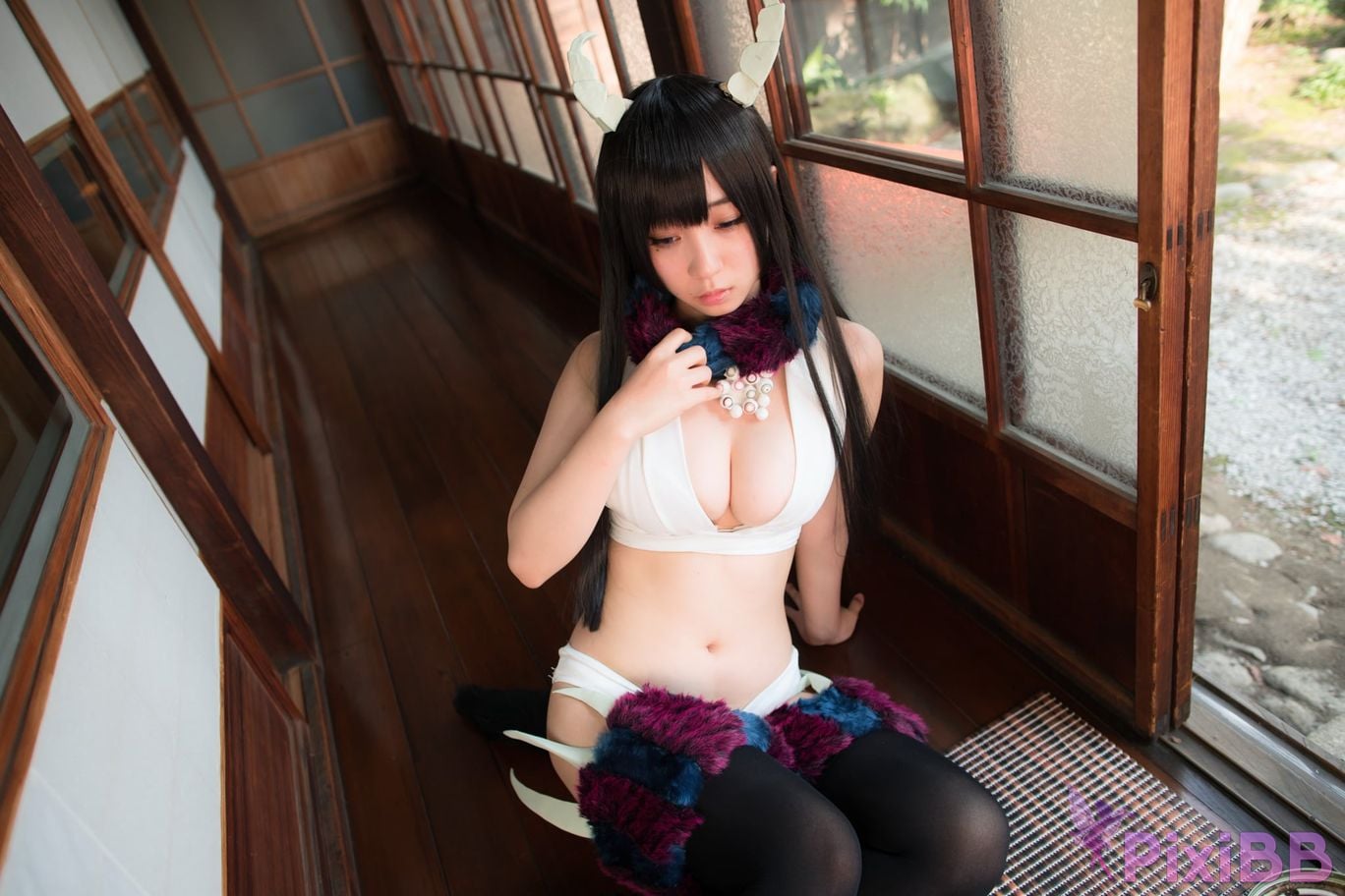 Japanese Idol Moe Iori Cosplay Ane Naru PixiBB.COM 167