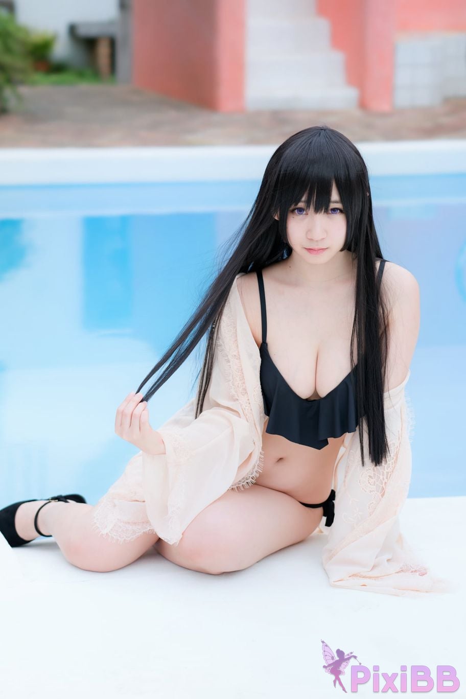 Japanese Idol Moe Iori Cosplay Ane Naru PixiBB.COM 331