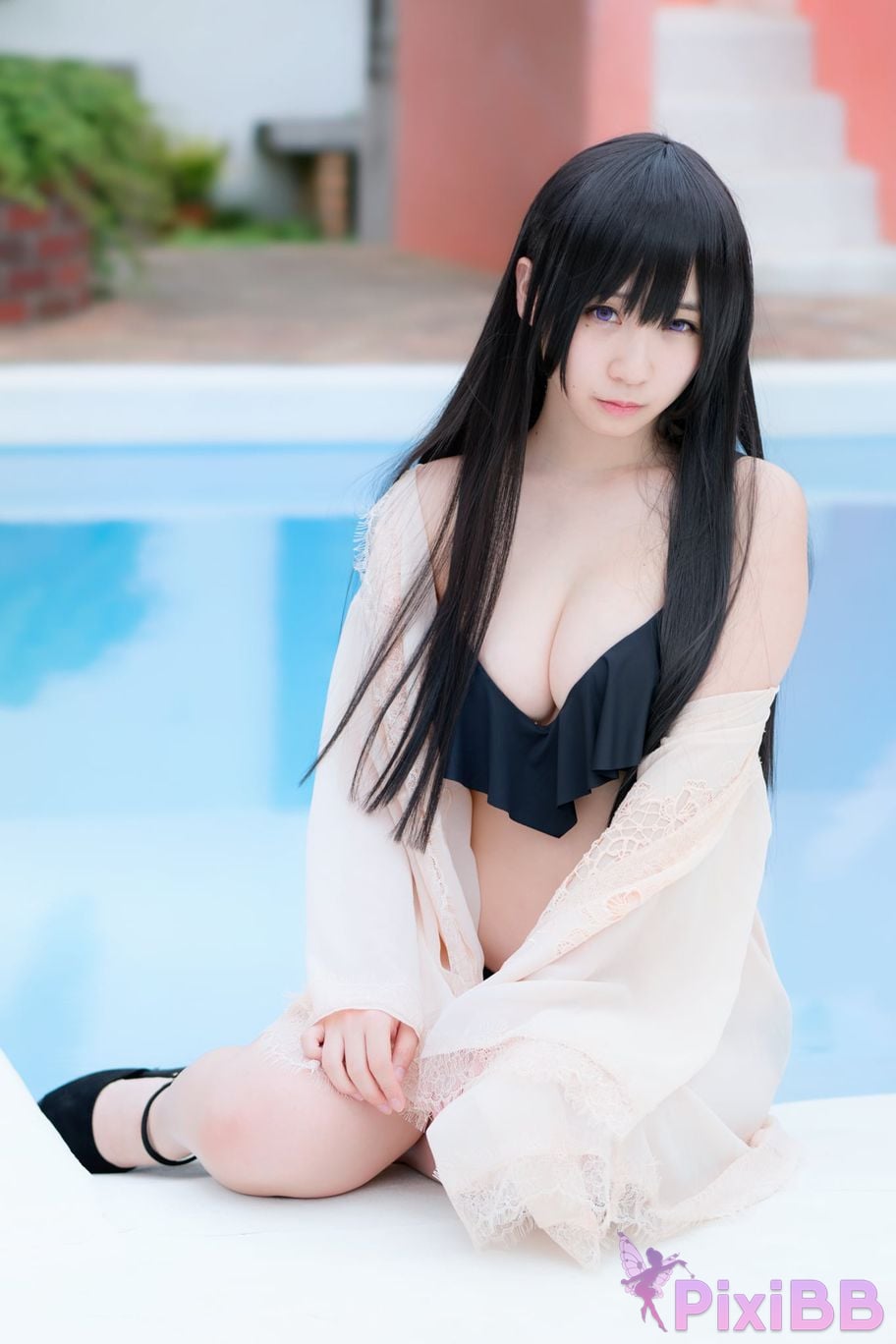 Japanese Idol Moe Iori Cosplay Ane Naru PixiBB.COM 333