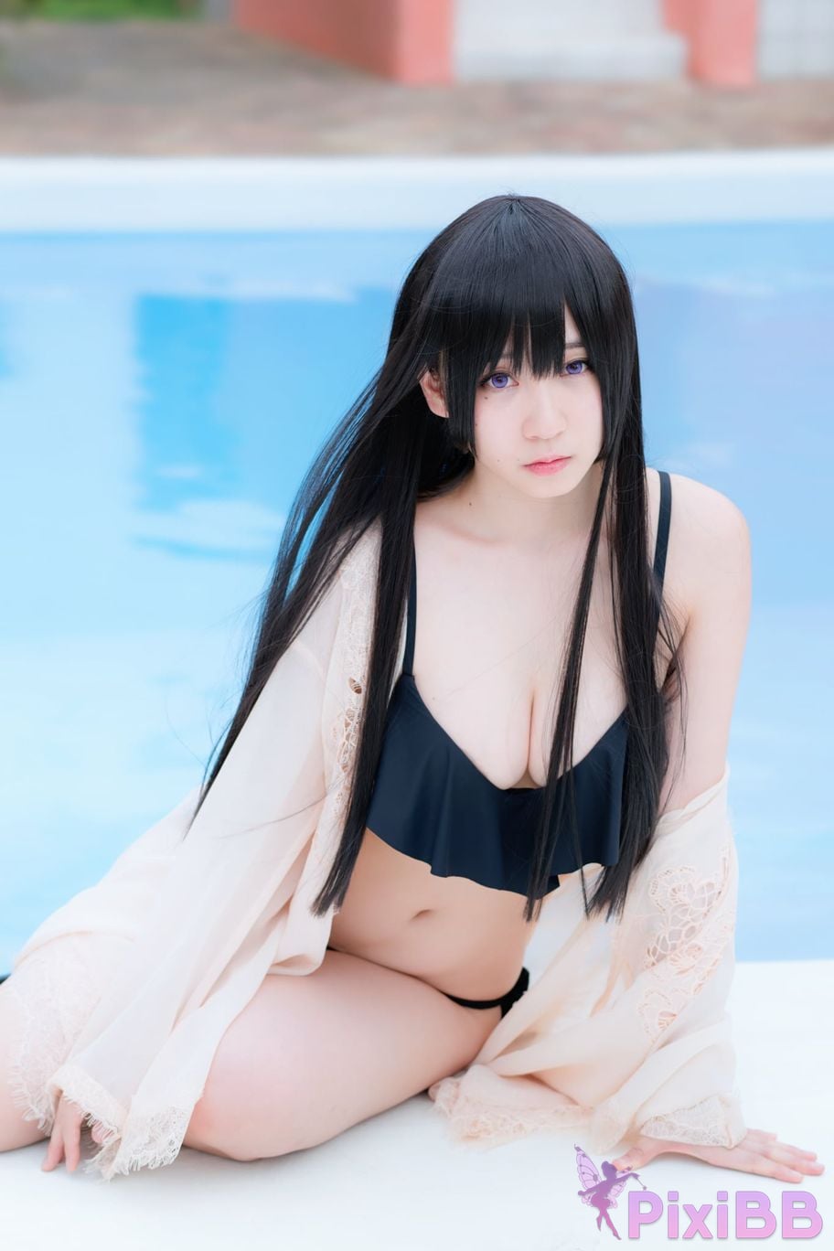 Japanese Idol Moe Iori Cosplay Ane Naru PixiBB.COM 344