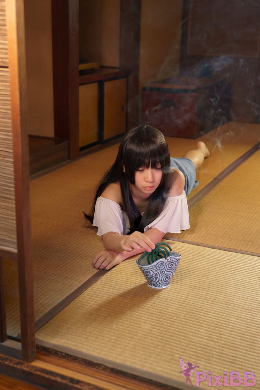 Japanese Idol Moe Iori Cosplay Ane Naru PixiBB.COM 370