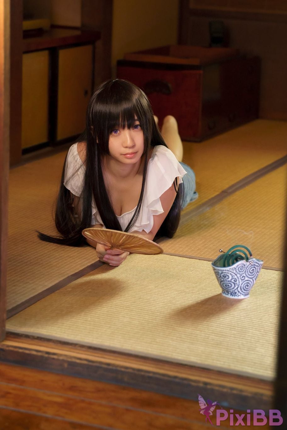 Japanese Idol Moe Iori Cosplay Ane Naru PixiBB.COM 374