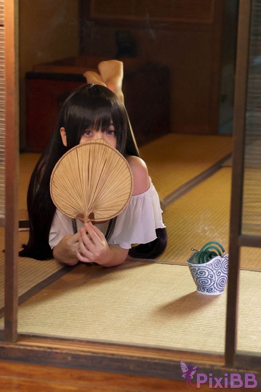 Japanese Idol Moe Iori Cosplay Ane Naru PixiBB.COM 376
