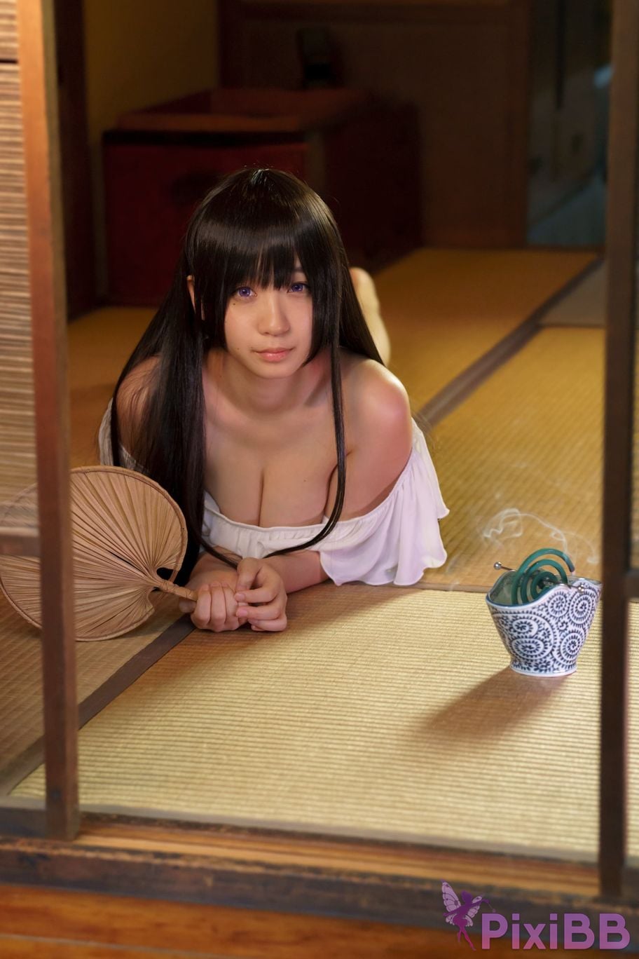 Japanese Idol Moe Iori Cosplay Ane Naru PixiBB.COM 377