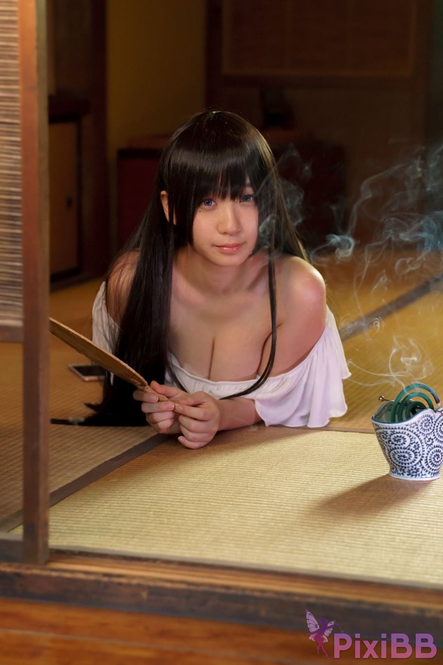 Japanese Idol Moe Iori Cosplay Ane Naru PixiBB.COM 378