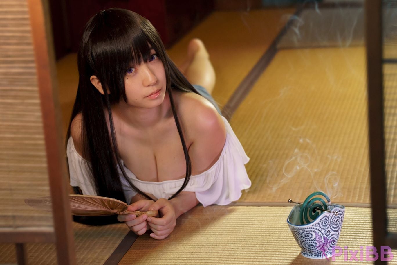 Japanese Idol Moe Iori Cosplay Ane Naru PixiBB.COM 381