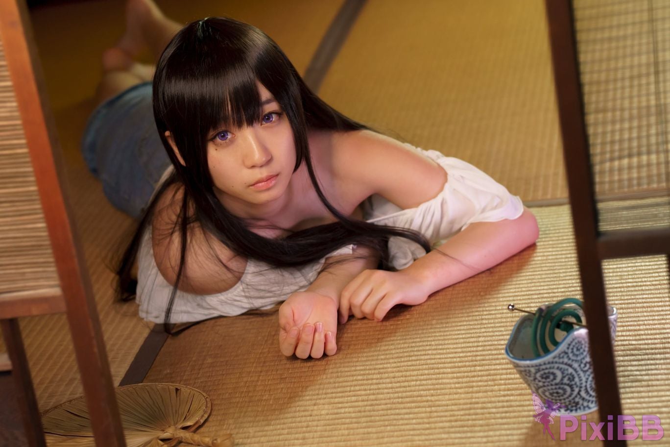 Japanese Idol Moe Iori Cosplay Ane Naru PixiBB.COM 383