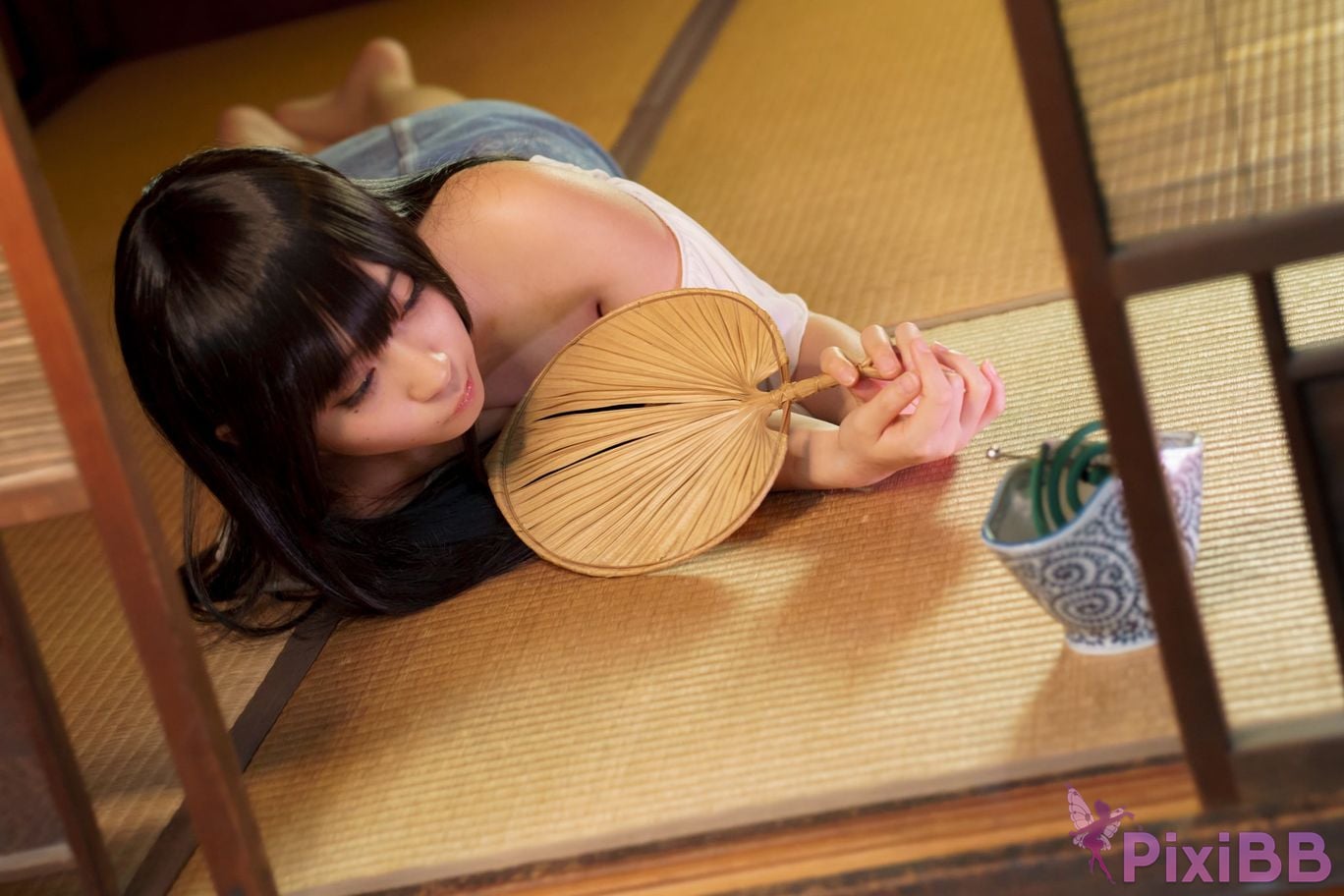 Japanese Idol Moe Iori Cosplay Ane Naru PixiBB.COM 388