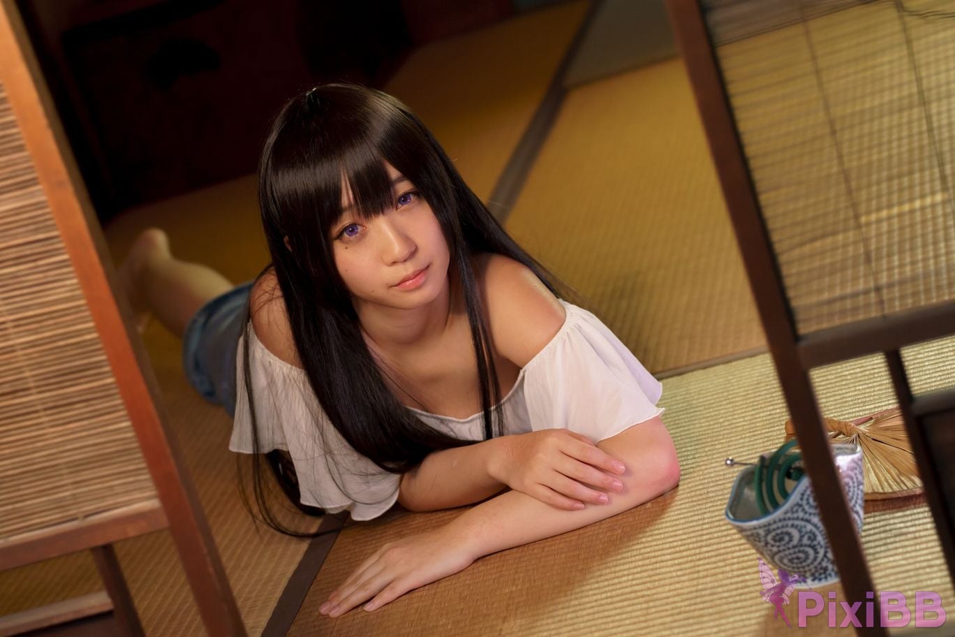 Japanese Idol Moe Iori Cosplay Ane Naru PixiBB.COM 390