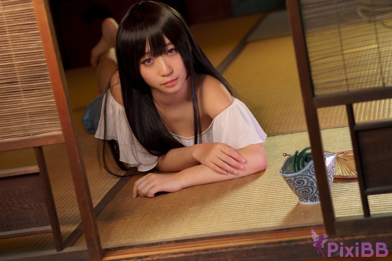 Japanese Idol Moe Iori Cosplay Ane Naru PixiBB.COM 392