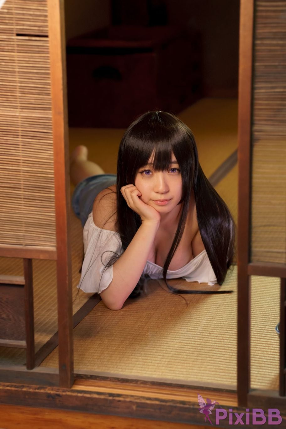 Japanese Idol Moe Iori Cosplay Ane Naru PixiBB.COM 394
