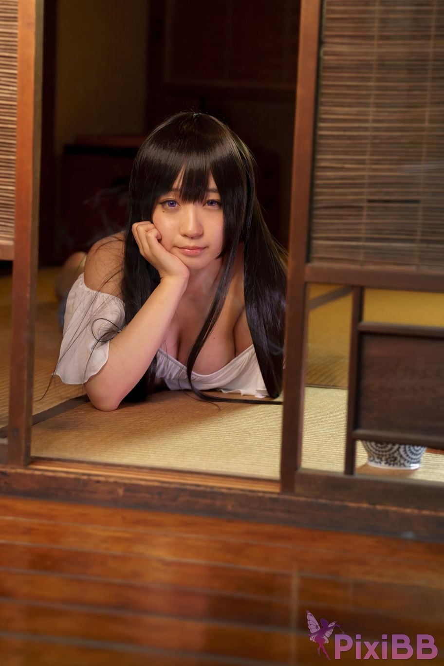 Japanese Idol Moe Iori Cosplay Ane Naru PixiBB.COM 395