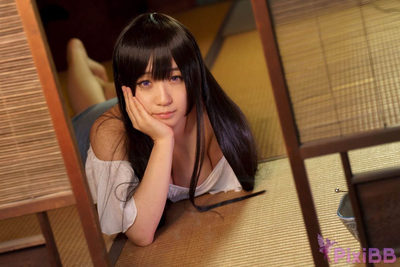 Japanese Idol Moe Iori Cosplay Ane Naru PixiBB.COM 396