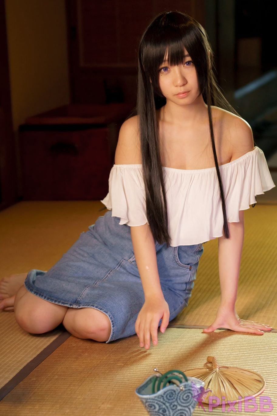 Japanese Idol Moe Iori Cosplay Ane Naru PixiBB.COM 402