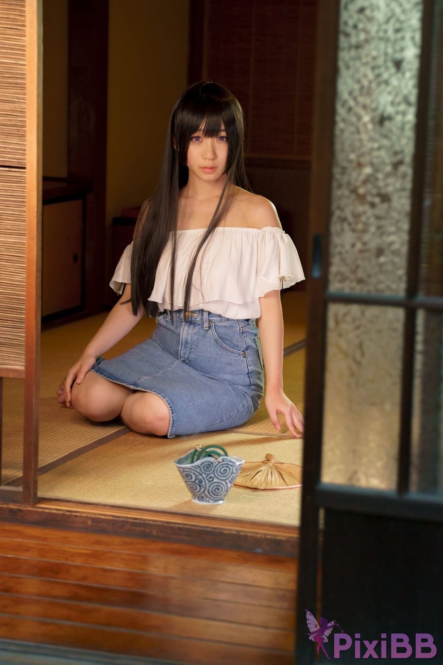 Japanese Idol Moe Iori Cosplay Ane Naru PixiBB.COM 405