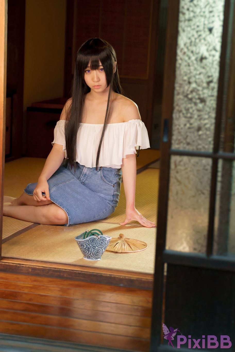 Japanese Idol Moe Iori Cosplay Ane Naru PixiBB.COM 406
