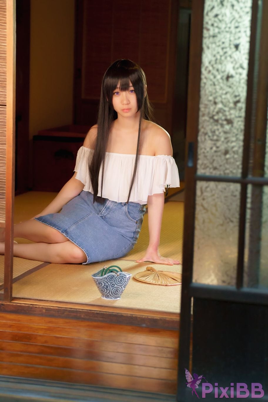 Japanese Idol Moe Iori Cosplay Ane Naru PixiBB.COM 408