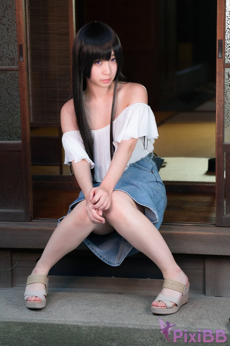 Japanese Idol Moe Iori Cosplay Ane Naru PixiBB.COM 413