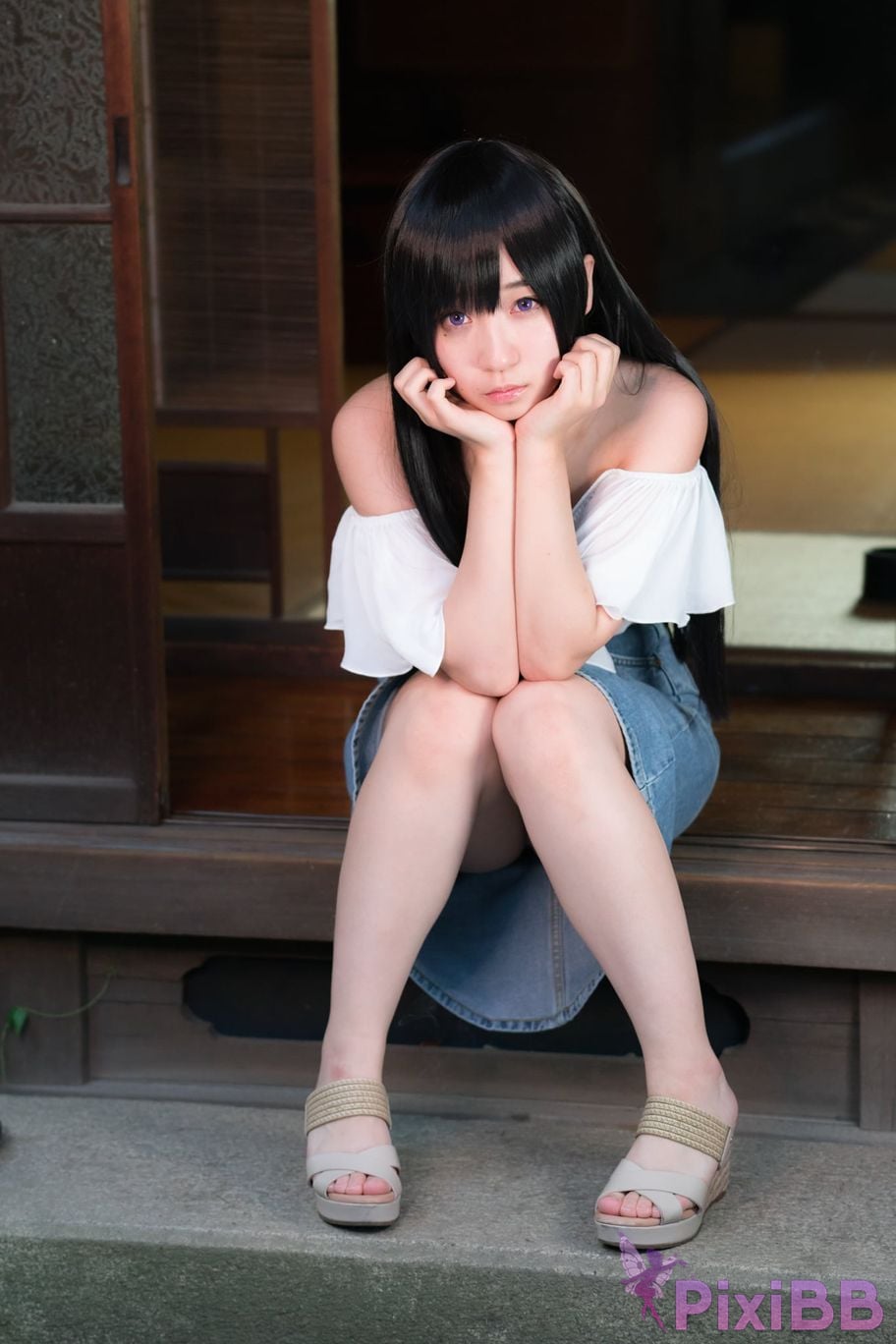 Japanese Idol Moe Iori Cosplay Ane Naru PixiBB.COM 414