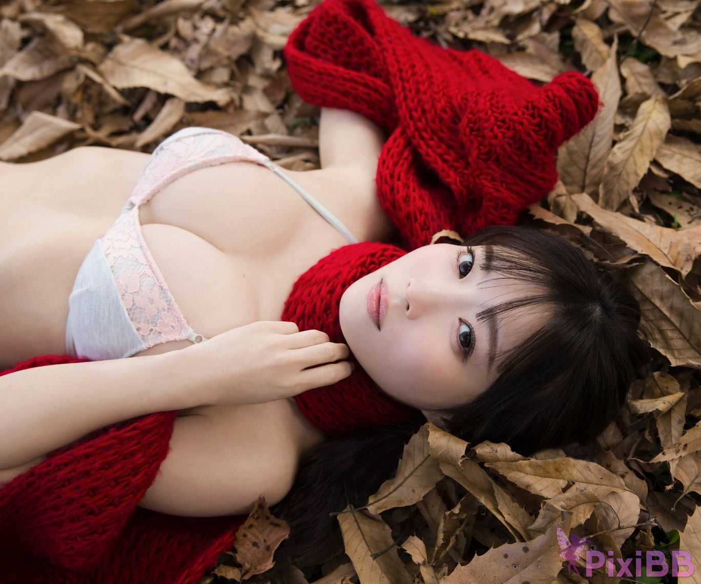 Japanese Idol Miyu Kishi Digital only photo collection Always red and tunagaru PixiBB.COM 027