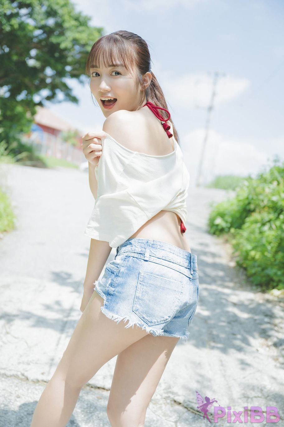 Japanese Idol Hikari Kuroki Manga Action Digital Photo Collection Occasionally by the Sea PixiBB.COM 014
