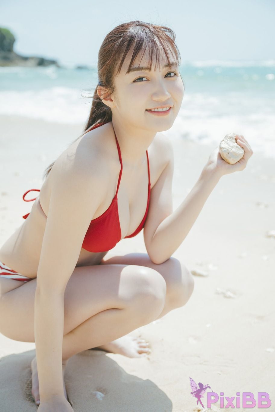 Japanese Idol Hikari Kuroki Manga Action Digital Photo Collection Occasionally by the Sea PixiBB.COM 026