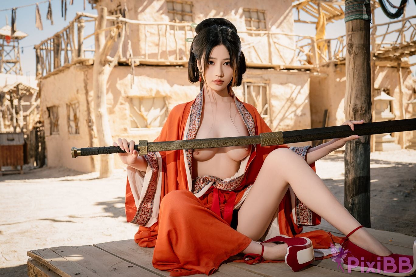 Cosplayer every year Nnian Warring States Robe PixiBB.COM 049