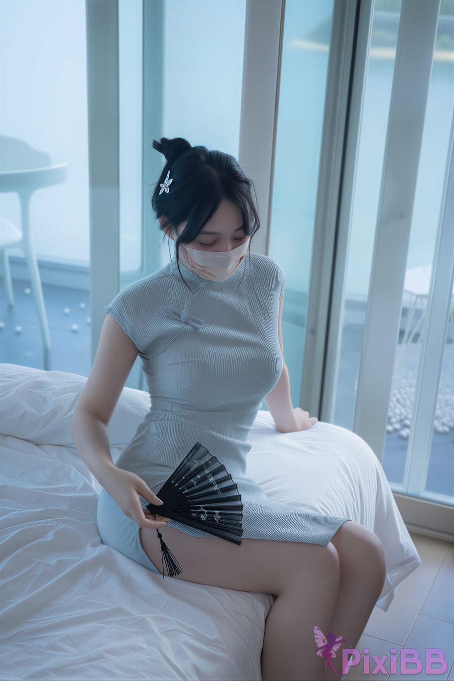 AI Enhanced X LEVEL Heejae Vol.61 Naked In Sky PixiBB.COM 034