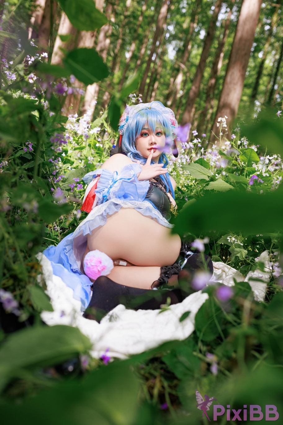 Cosplayer A Xuexue Sweet Maid PixiBB.COM 004