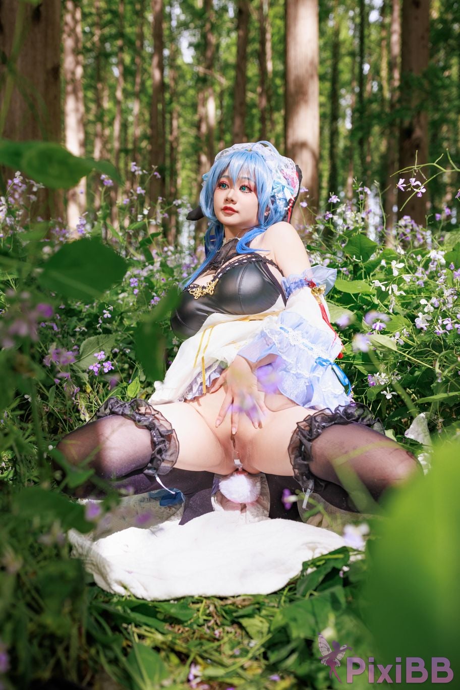 Cosplayer A Xuexue Sweet Maid PixiBB.COM 008