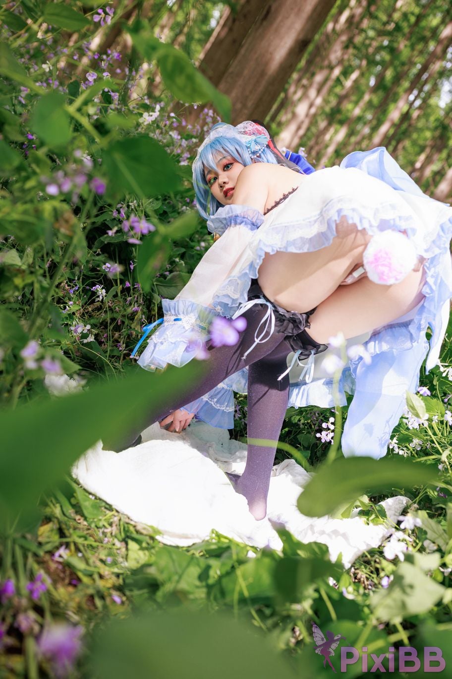 Cosplayer A Xuexue Sweet Maid PixiBB.COM 013
