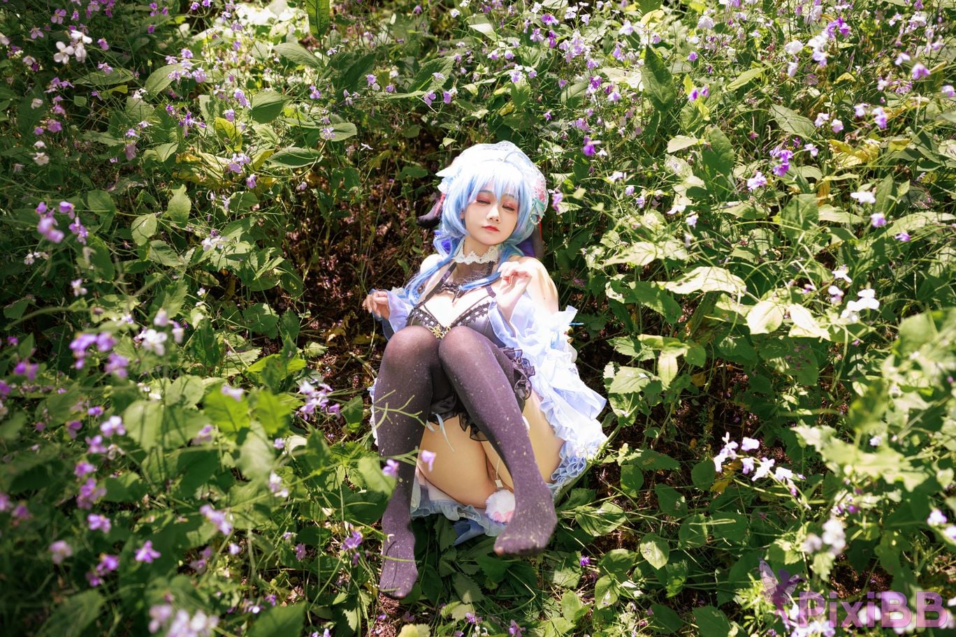 Cosplayer A Xuexue Sweet Maid PixiBB.COM 020