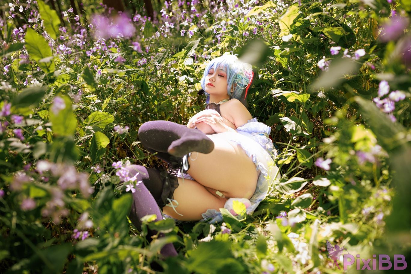 Cosplayer A Xuexue Sweet Maid PixiBB.COM 025